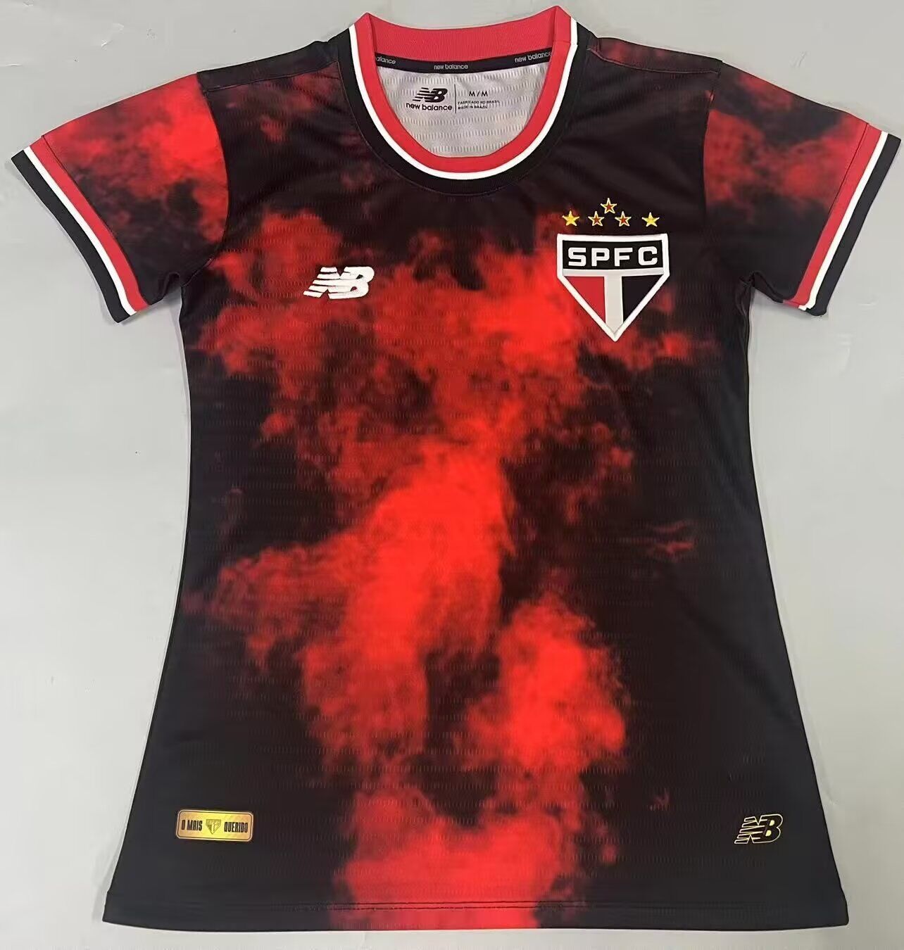 AAA Quality Sao Paulo Woman 24/25 Third Black/Red Soccer Jersey